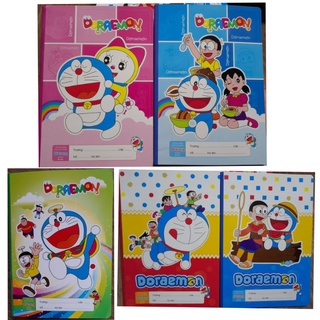 Vở ô ly Doremon 48-80 trang khổ lớn. Vở loại 4 ly cao cấp