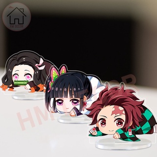 Mô hình nhân vật anime Kimetsu No Yaiba Thanh Gươm Diệt Quỷ bằng mica decor góc học tập để bàn làm việc trưng bày 8cm