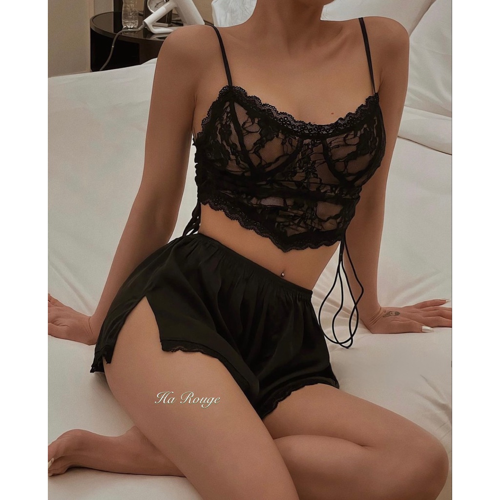 ĐỒ NGỦ REN LỤA KYLIE PHỐI REN
