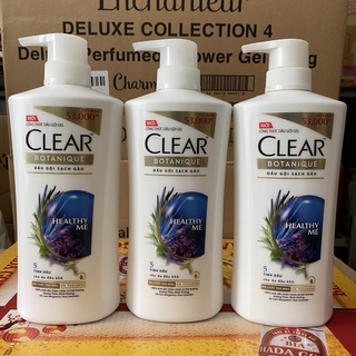 Dầu gội sạch gầu CLEAR 5 tinh dầu 650g cho da đầu khô
