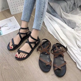 DÉP SANDALL QUAI CHÉO THEO PHONG CÁCH HÀN QUỐC HIỆN ĐẠI, BAO ĐẸP, BAO SANG CHẢNH