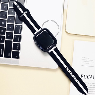 [COMBO 2 MÓN] DÂY SILICON HỌA TIẾT CHO APPLE WATCH + ỐP VIỀN CHÍNH HÃNG X-DORIA CHO APPLE WATCH