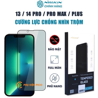 Kính cường lực Iphone 13 Pro / Iphone 14 Pro chống nhìn trộm chính hãng Nillkin full màn hình cho Iphone 13 Pro