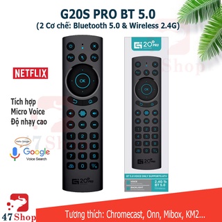 Điều khiển chuột bay G20s Pro BT - Bluetooth và 2.4G tìm kiếm giọng nói