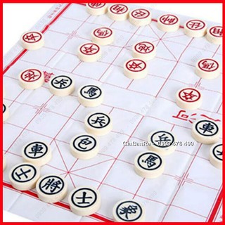 HỘP CỜ TƯỚNG NHỰA CAO CẤP GIẤY NYLON - 9185