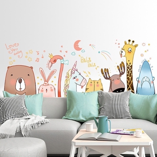 Decal dán tường Động vật ngộ nghĩnh XH9316
