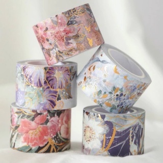 (Chiết theo chu kỳ) 5 mẫu băng dính washi tape Abbey Garden