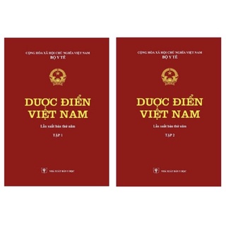Sách - Dược điển Việt nam (Trọn bộ sách tập 1 và 2 - Tái bản lần 5 )