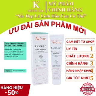 Kem dưỡng ẩm phục hồi Avene Cicalfate Repair Cream, tái tạo da và làm dịu da 40ml