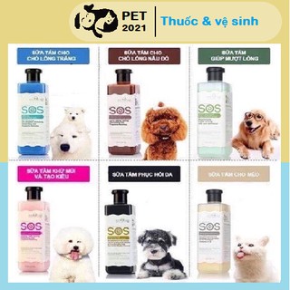 Sữa Tắm SOS Dành Cho Chó Mèo Thú Cưng 530ml