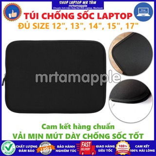 Túi chống sốc laptop LOẠI DÀY VẢI MỊN (đủ size 12 13 14 15 17 inches)