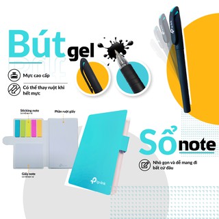 [Hỏa Tốc] [Hàng tặng không bán] Giftset TP-Link Combo 2 món ( Sổ tay ScratchPad + Bút viết )