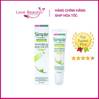 Thanh Lăn Mắt Simple Kind To Eyes Revitalising Eye Roll On