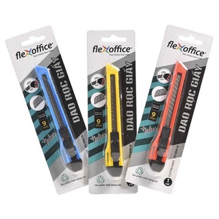 Dao rọc giấy 9mm Flexoffice FO-KN01B