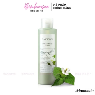 Nước hoa hồng Mamonde Pore Clean Toner Mamonde diếp cá cho da dầu mụn