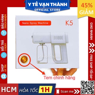 ✅ [BẢO HÀNH] Máy Phun Sương Nano Khử Khuẩn Cầm Tay- K5 Atomizer -VT0340