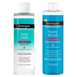 Tẩy trang dạng nước Neutrogena Deep Clean - Neutrogena Hydro Boost, 400ml, Đức