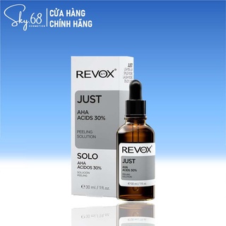 Serum Loại Bỏ Tế Bào Chết Dành Cho Da Mặt Revox B77 Just AHA Acids 30% Peeling Solution 30ml