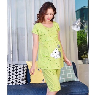 [GIÁ TỐT]Bộ bầu mặc bầu và sau sinh chất cotton có lất ti nhiều màu