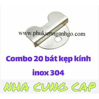 20 KẸP INOX GƯƠNG HÌNH BƯỚM