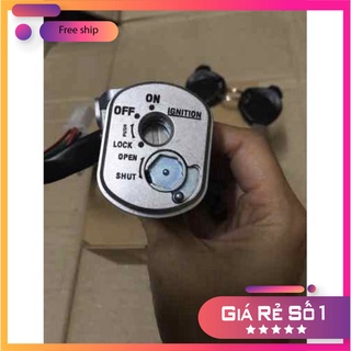 HCM- Bộ Ổ Khóa Xe Wave Rs100 - S100 Hàng Cao Cấp Loại 1 ĐỒ CHƠI XE MÁY GIÁ SỈ