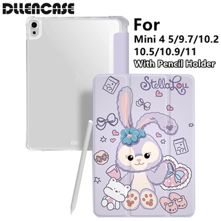 Bao da máy tính bảng DLLENCASE họa tiết đáng yêu thích hợp cho iPad 2020 2021 Pro 11 2019 10.2 7/ 8
