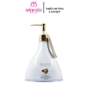 Kem hấp ủ tóc Weilaiya bùn khoáng, phục hồi tóc xơ hư tổn 500ml