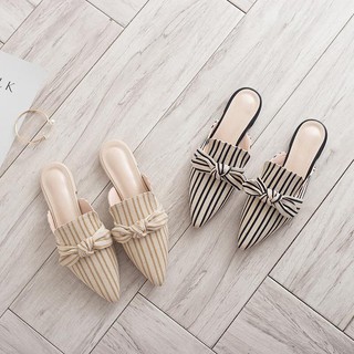 HÀNG QUẢNG CHÂU  Dép SụcNữ - Sục Cao Gót Nơ sang chảnh _G031
