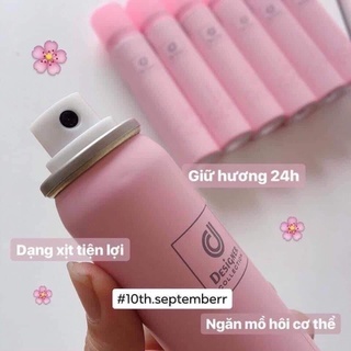 chai xịt thơm body hương nước hoa và có thêm tác dụng dưỡng ẩm
