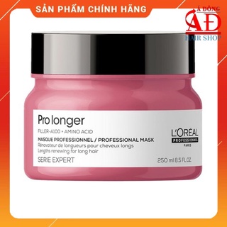 MẶT NẠ Ủ LOREAL PRO LONGER AMINO ACID 2021 CHẮC KHOẺ GIẢM ĐỨT GÃY TÓC 250ML (HŨ)
