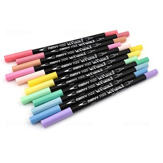 (P2) BÚT BRUSH MARKER MARVY UCHIDA LE PLUME II (MÀU PASTEL)