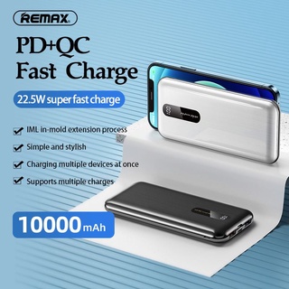 Sạc Dự Phòng 10000Mah Remax RPP-111 Siêu mỏng 3 Cổng Sạc Vào sạc nhanh iPhone 18w và 22.5w - BH 1 Năm Chính hãng