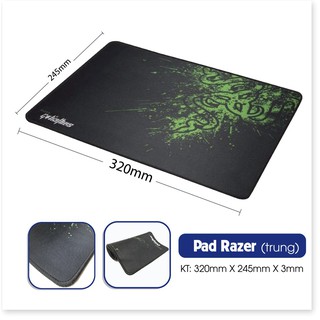 TẤM LÓT CHUỘT CHUYÊN GAME X3 25X33X3 CỰC DÀY, MIẾNG LÓT CHUỘT PAD MOUSE CAO CẤP, BÀN DI CHUỘT DÀNH CHO GAME THỦ
