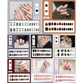 bộ 24 móng tay giả nhiều mẫu
