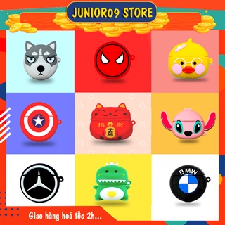 Ốp Airpod 1/2/Pro  VỎ DÀY Junior09 Store VỎ DÀY Cao cấp, vỏ ốp đựng tai nghe Cute, chống sốc dùng cho Airpods 1/2/Pro