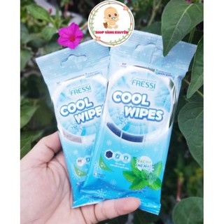 Khăn ướt Fressi care COOL WIPES gói 10 miếng