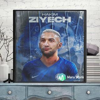 Tranh Cầu Thủ Bóng Đá Chelsea Ziyech Trang Trí Phòng