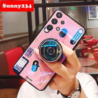 Case + Phone Holder Soft Case Samsung A32 A52 S21 Plus Ultra S20 FE M51 Note 20 Ultra M01 A02S A12 Case