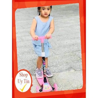 XE TRƯỢT SCOOTER 3 BÁNH PHÁT SÁNG MẪU MỚI 2020