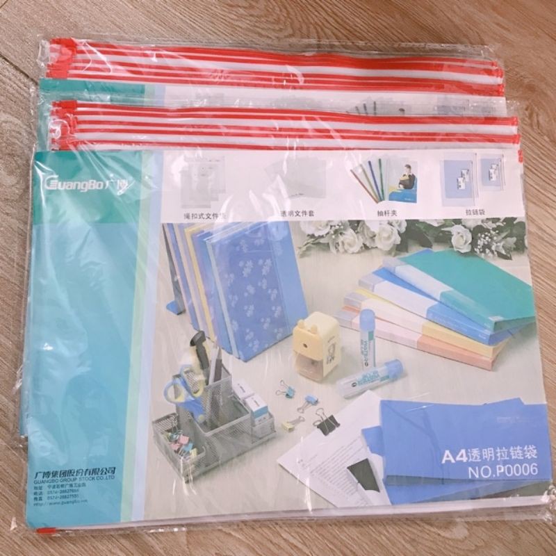 Túi zip  trong suốt