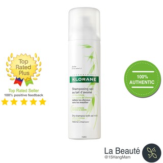 Klorane Shampooing Sec Extra-Doux Dry Shampoo - Dầu Gội Khô Cho Tóc Thường 150ml