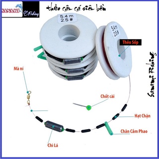 Dây trục câu đài buộc sẵn [Hàng Cực Xịn Xò] đầy đủ các kích thước - Sanami Fishing