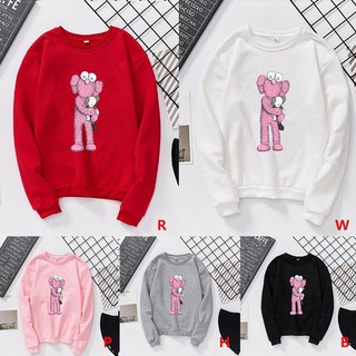 Áo Sweater Nam Nữ Nỉ Bông Hình Kaws Nam Nữ