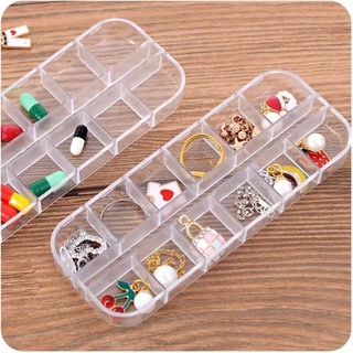 Khay nhựa 12 ô đựng đá nail charm , bông tai  , trang sức nhỏ-hộp nhựa