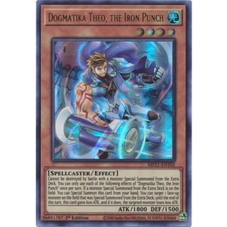 Thẻ bài Yugioh - TCG - Dogmatika Theo, the Iron Punch / MP21-EN102'