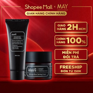 Kem Dưỡng DEAR, KLAIRS MIDNIGHT Blue Claming Cream Phục Hồi Da Sau Mụn 30ml/60ml