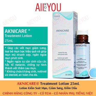[CHÍNH HÃNG CÓ TEM] AKNICARE Treatment Lotion 25mL - Lotion Làm Giảm Mụn Mủ, Mụn Bọc.