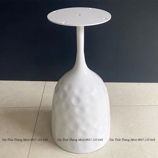 Chân bàn trà bình hoa thép sơn tĩnh điện C018