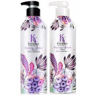 Dầu Gội/Xả Nước Hoa Tinh Chất Xạ Hương Elegance &amp; Sesual Hàn Quốc 600ml - Hàng chính hãng