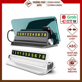 Bảng ghi số điện thoại có giá đỡ điện thoại trên xe ôtô, xe hơi.